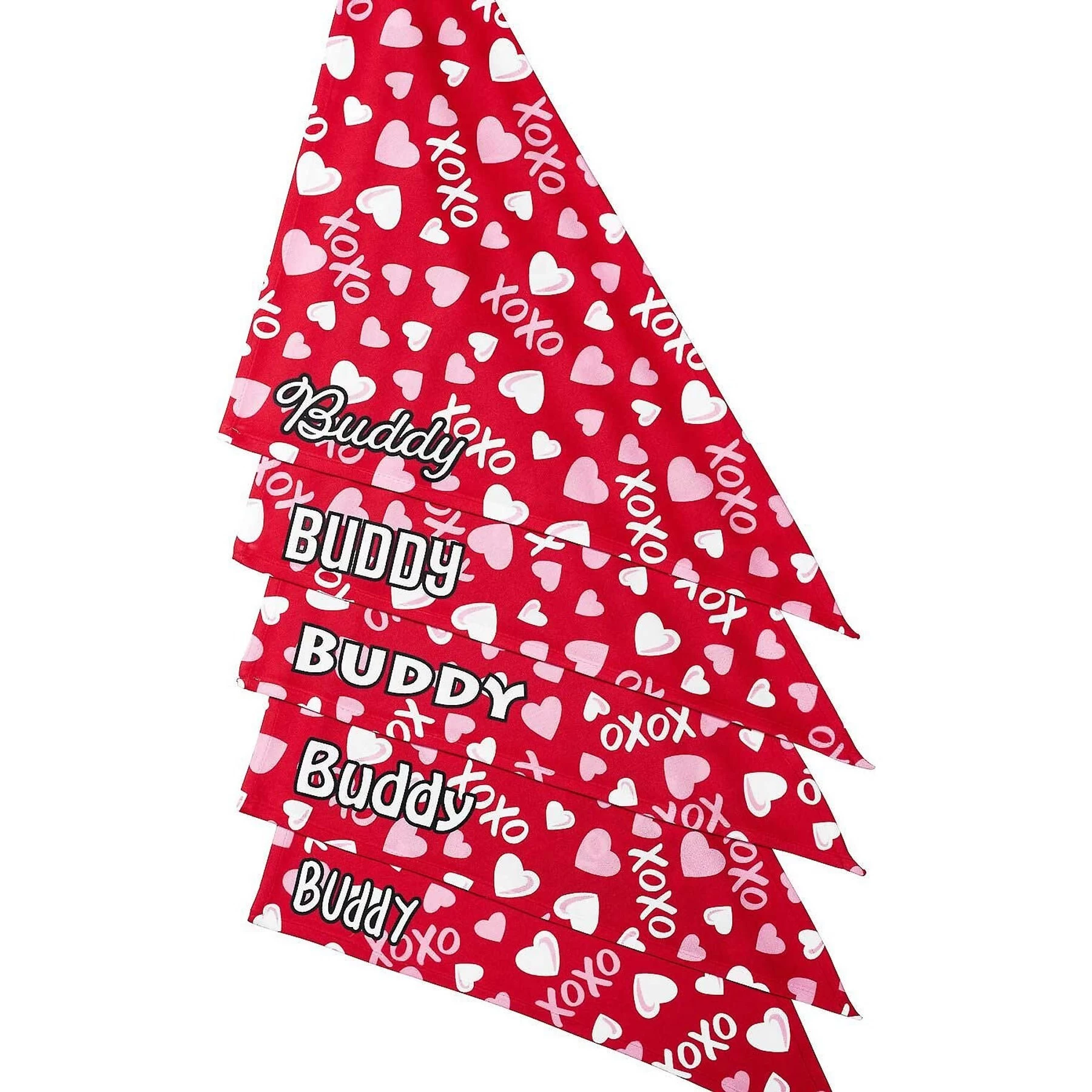 Frisco XOXO Hearts Personalized Dog & Cat Bandana 5 Frisco XOXO Hearts Personalized Dog & Cat Bandana - Image 5