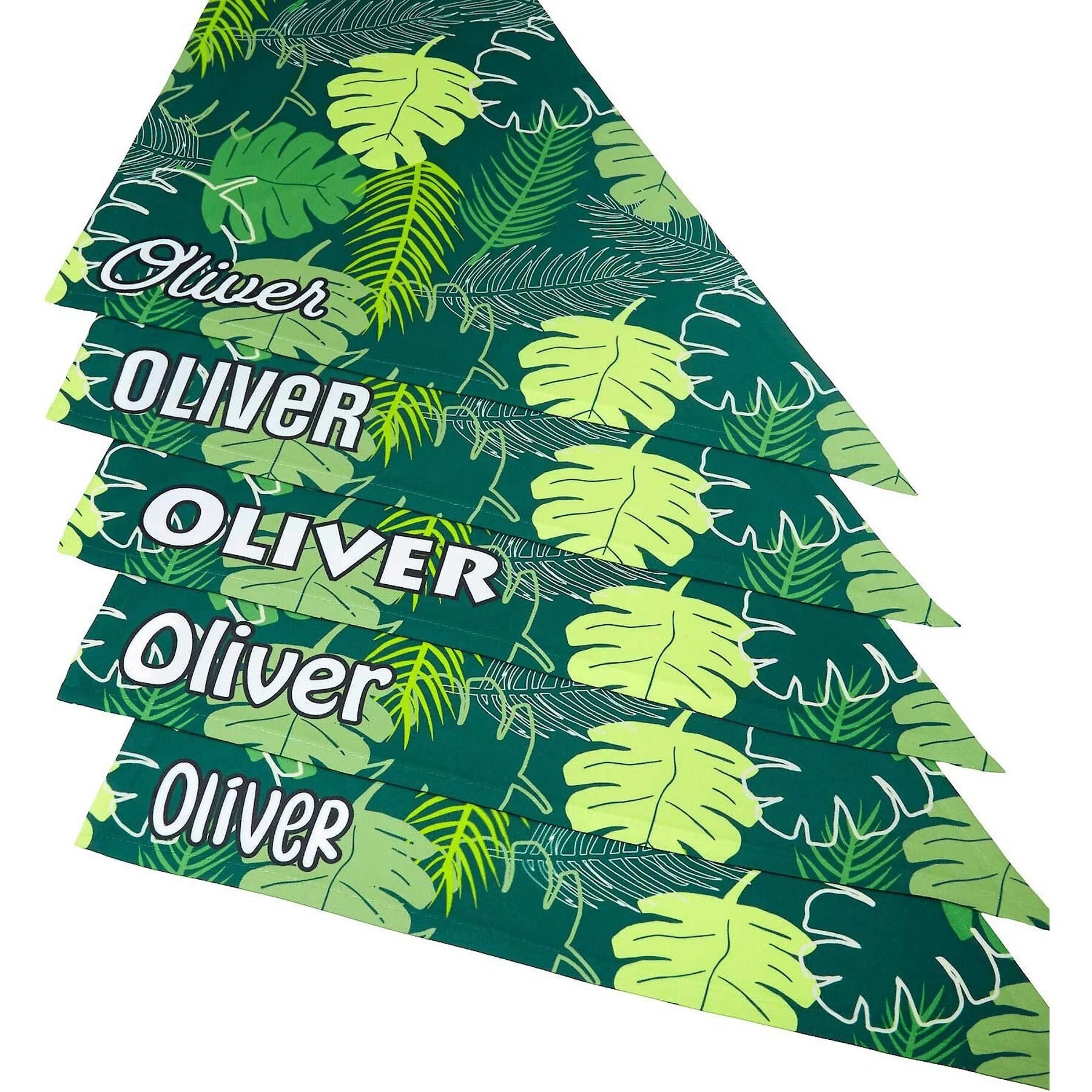 Frisco Tropical Palms Personalized Dog & Cat Bandana 5 Frisco Tropical Palms Personalized Dog & Cat Bandana - Image 5