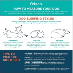 Frisco Faux Felt Flange Edge Bolster Cat & Dog Bed -Frisco Shop 255166 PT3. AC SS1800 V1633988535