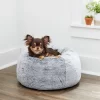 Frisco Plush Pouf Pillow Cat & Dog Bed