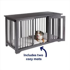 Frisco "Broadway" Dog Crate Credenza & Mat Kit -Frisco Shop 255324 PT3. AC SS1800 V1667228425