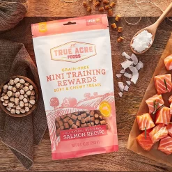 Frisco Fetch Squeaking Colorful Tennis Ball Dog Toy & True Acre Foods Salmon Recipe Mini-Training Rewards Grain-Free Soft & Chewy Dog Treats -Frisco Shop 255469 PT5. AC SS1800 V1603199477