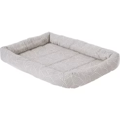 Frisco Fold & Carry Double Door Collapsible Wire Dog Crate & Frisco Gray Basket Weave Dog Crate Mat -Frisco Shop 255477 PT3. AC SS1800 V1604096804