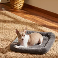 Frisco Fold & Carry Single Door Collapsible Wire Dog Crate & Frisco Quilted Plush Dog Crate Mat -Frisco Shop 255501 PT4. AC SS1800 V1604097719