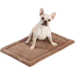 Frisco Heavy Duty Fold & Carry Double Door Collapsible Wire Dog Crate & Frisco Micro Terry Dog Crate Mat -Frisco Shop 255531 PT4. AC SS1800 V1604149291