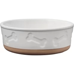 Frisco Bones Non-skid Ceramic Dog & Cat Bowl