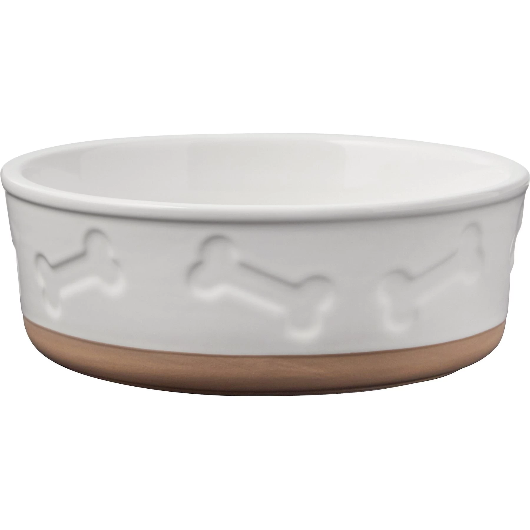 Frisco Bones Non-skid Ceramic Dog & Cat Bowl 1 Frisco Bones Non-skid Ceramic Dog & Cat Bowl