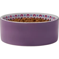 Frisco Kaleidoscope Pattern Non-skid Ceramic Dog & Cat Bowl -Frisco Shop 256090 PT3. AC SS1800 V1615311698