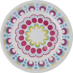 Frisco Kaleidoscope Pattern Non-skid Ceramic Cat Dish -Frisco Shop 256092 PT4. AC SS1800 V1617042722