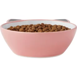 Frisco Cat Face Non-skid Ceramic Cat Bowl, Pink -Frisco Shop 256107 PT4. AC SS1800 V1616522565