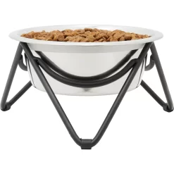 Frisco Triangle Iron Non-Skid Elevated Dog & Cat Bowl -Frisco Shop 257155 PT2. AC SS1800 V1615312981