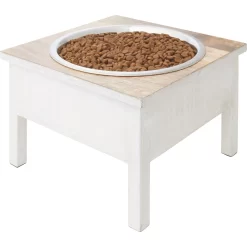 Frisco Farm House Wood Elevated Non-Skid Stainless Steel Dog Bowl -Frisco Shop 257160 PT2. AC SS1800 V1612366712