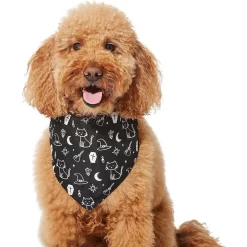 Frisco Glow In The Dark Mystical Print Dog & Cat Bandana -Frisco Shop 261218 PT3. AC SS1800 V1633068720