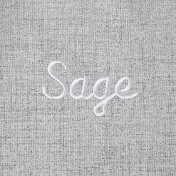 Frisco Faux Linen Corner Personalized Bolster Dog Bed W/Removable Cover, Harbour Blue, L -Frisco Shop 262160 PT3. AC SS1800 V1615570119