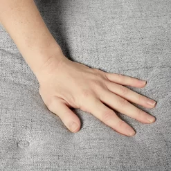 Frisco Faux Linen Corner Personalized Bolster Dog Bed W/Removable Cover, Harbour Blue, L -Frisco Shop 262160 PT6. AC SS1800 V1615570127