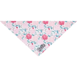 Frisco Watercolor Roses Personalized Dog & Cat Bandana -Frisco Shop 267531 PT2. AC SS1800 V1632688395