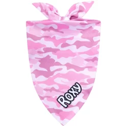 Frisco Pink Camo Personalized Dog & Cat Bandana