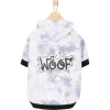 Frisco Woof Tiedye Print Dog & Cat Hoodie