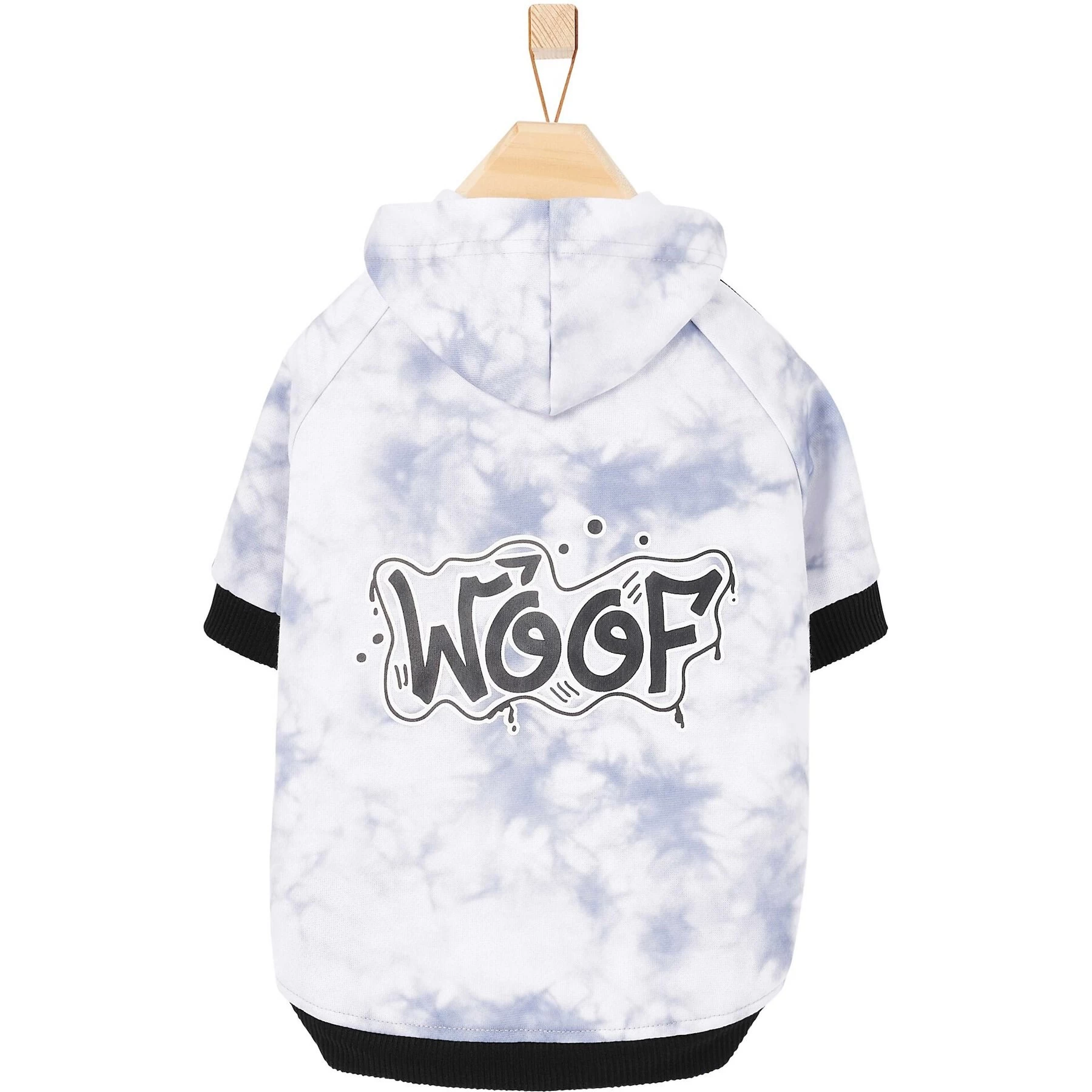 Frisco Woof Tiedye Print Dog & Cat Hoodie 1 Frisco Woof Tiedye Print Dog & Cat Hoodie