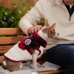 Frisco Mediumweight Red Plaid Insulated Dog & Cat Sherpa Coat -Frisco Shop 268320 PT8. AC SS1800 V1629836573