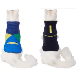 Frisco Mediumweight Colorblock 2-in-1 Dog & Cat Fleece Coat -Frisco Shop 268350 PT2. AC SS1800 V1628792216
