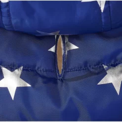 Frisco Mediumweight Metallic Star Print Insulated Dog & Cat Parka, Navy -Frisco Shop 268413 PT6. AC SS1800 V1628791601