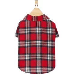 Frisco Red Plaid Dog & Cat Shirt