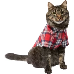 Frisco Red Plaid Dog & Cat Shirt -Frisco Shop 268604 PT3. AC SS1800 V1637657839