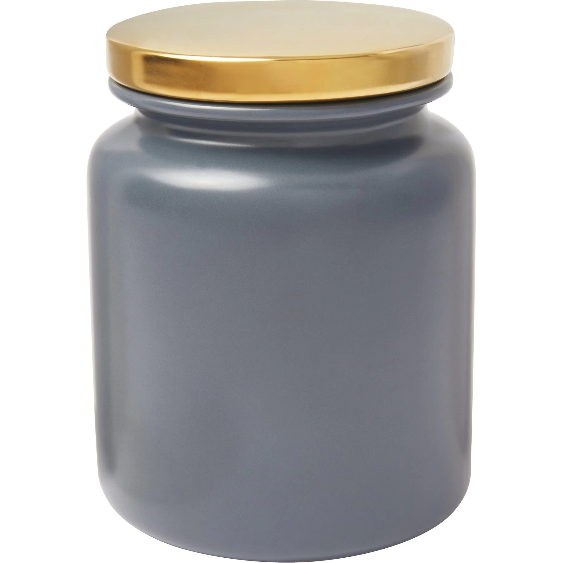 Frisco Modern Gold Rim Ceramic Treat Jar 1 Frisco Modern Gold Rim Ceramic Treat Jar