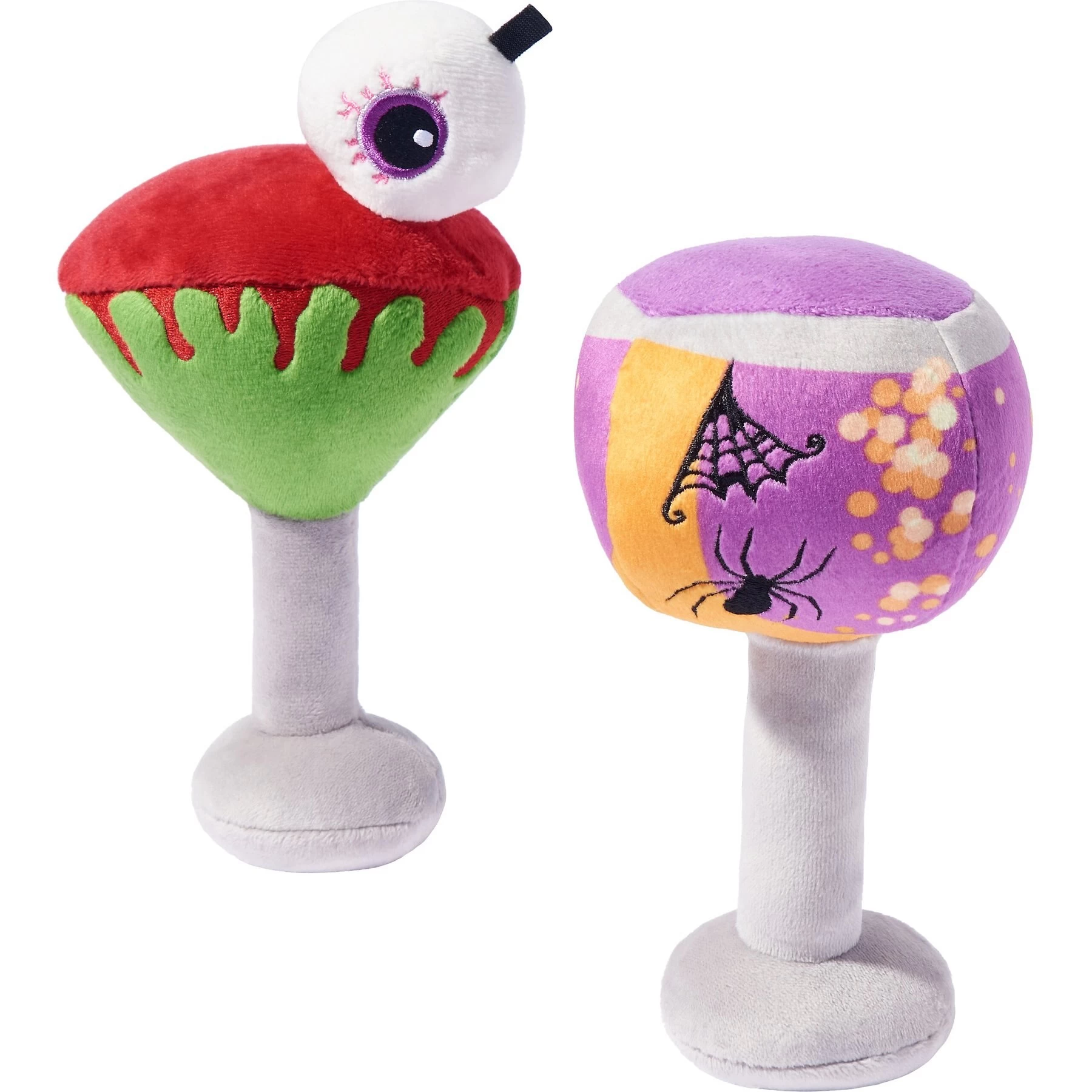 Frisco Halloween Cocktail Plush Squeaky Dog Toy 1 Frisco Halloween Cocktail Plush Squeaky Dog Toy