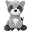 Frisco Camping Raccoon Plush Squeaky Dog Toy