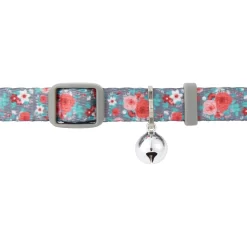 Frisco Rose Polyester Personalized Breakaway Cat Collar With Bell -Frisco Shop 271600 PT2. AC SS1800 V1618937231