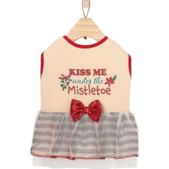 Frisco Kiss Me Under The Mistletoe Dog & Cat Dress