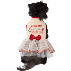 Frisco Kiss Me Under The Mistletoe Dog & Cat Dress -Frisco Shop 276335 PT3. AC SS1800 V1637685458