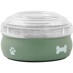 Frisco Travel Non-skid Stainless Steel Dog & Cat Bowl