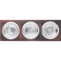 Frisco Multi Pet Feeding 3-Bowls Wood Stainless Steel Dog & Cat Bowl, Dark Wooden 9 Frisco Multi Pet Feeding 3-Bowls Wood Stainless Steel Dog & Cat Bowl, Dark Wooden -Frisco Shop 277571 PT4. AC SS1800 V1627935311