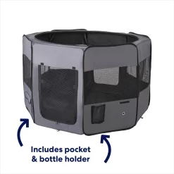 Frisco Soft-Sided Dog, Cat & Small Pet Exercise Playpen -Frisco Shop 277929 PT3. AC SS1800 V1667227657