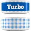 Frisco Personalized Gingham Plaid Dog Bowl