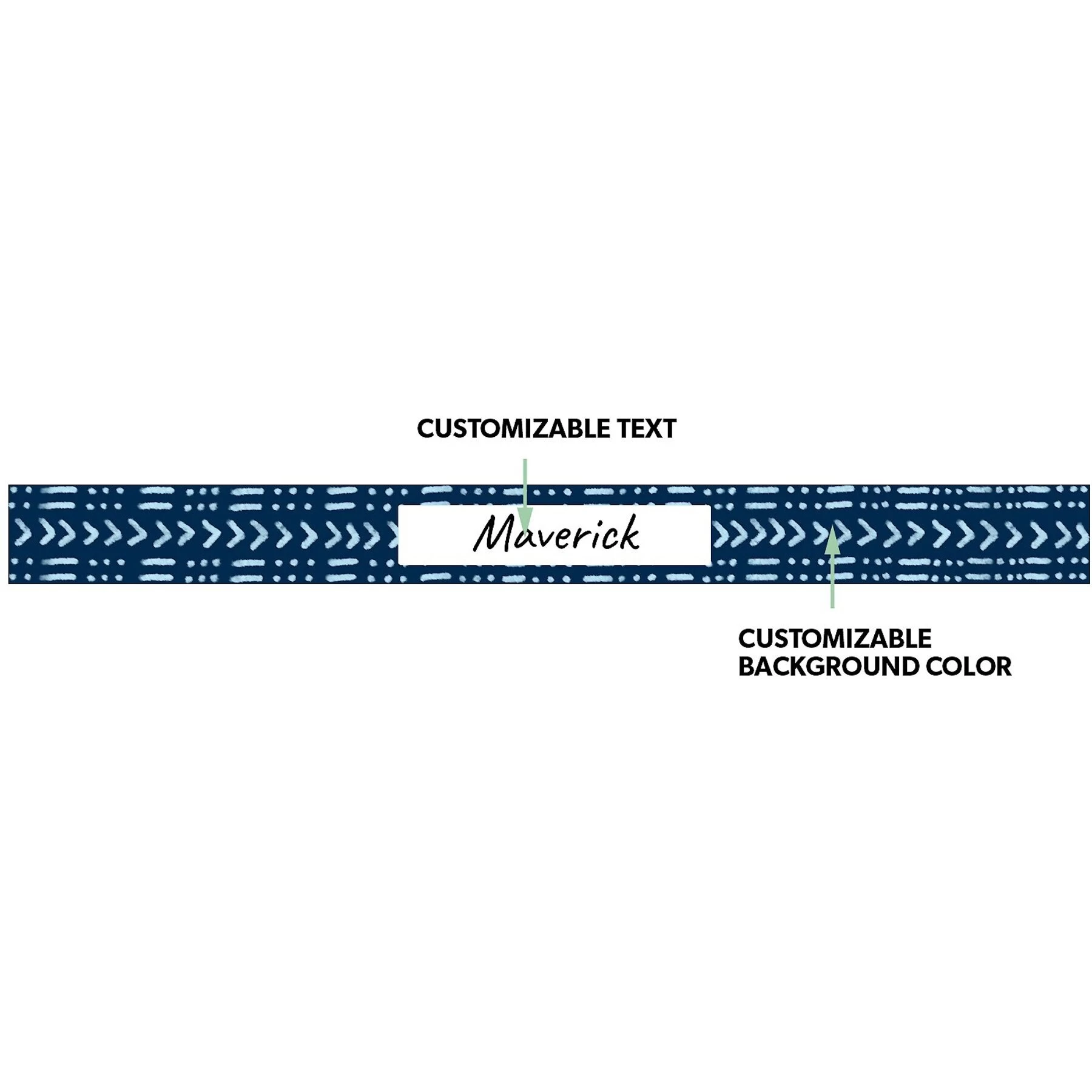 Frisco Personalized Mudcloth Dog Bowl 2 Frisco Personalized Mudcloth Dog Bowl - Image 2