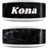 Frisco Personalized Black Marble Dog Bowl