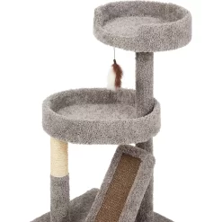 Frisco 44-in Real Carpet Cat Tree With Replaceable Corrugate Scratcher -Frisco Shop 282757 PT3. AC SS1800 V1621949247