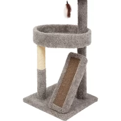 Frisco 44-in Real Carpet Cat Tree With Replaceable Corrugate Scratcher -Frisco Shop 282757 PT4. AC SS1800 V1621948706