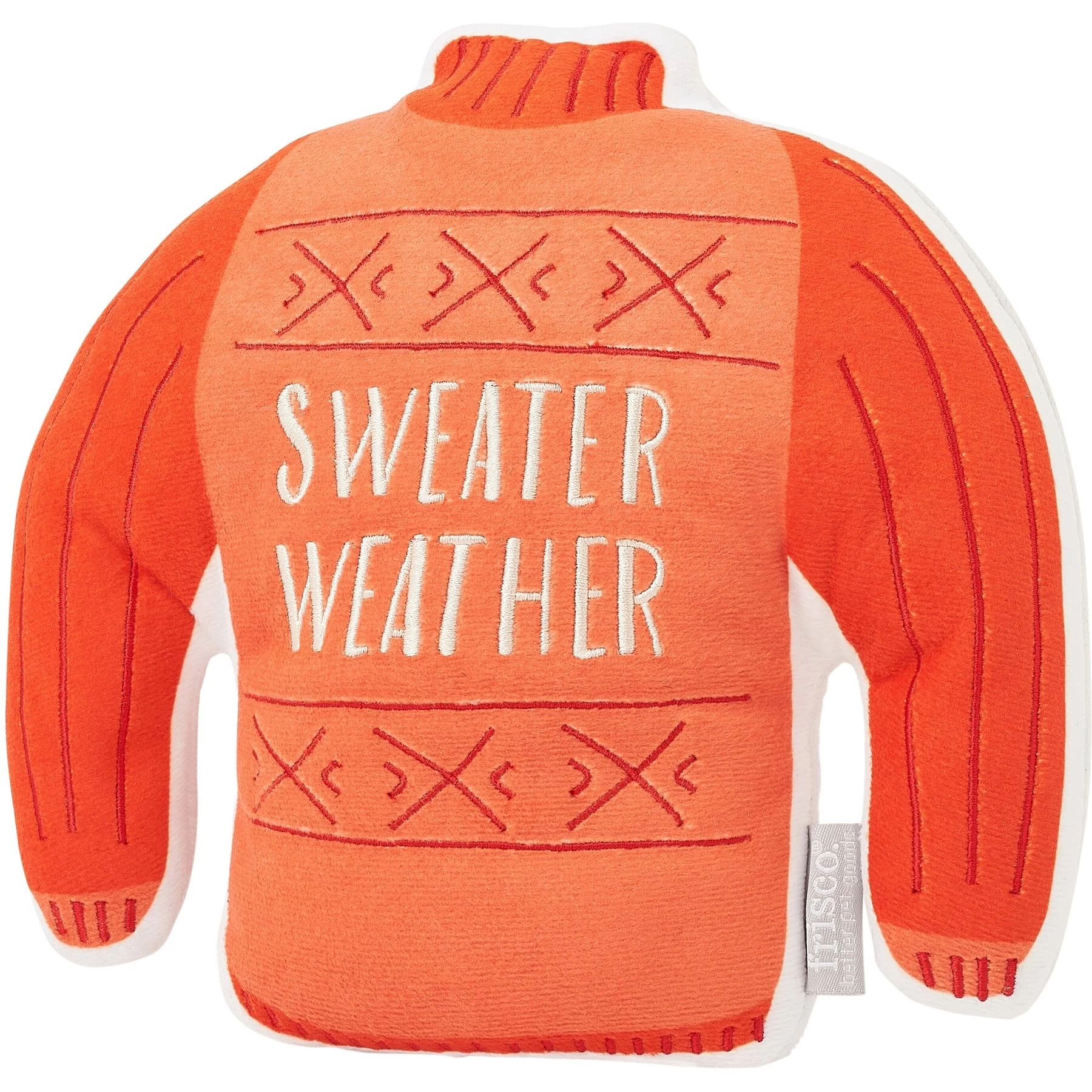 Frisco Fall Sweater Weather Flat Plush Squeaky Dog Toy 1 Frisco Fall Sweater Weather Flat Plush Squeaky Dog Toy