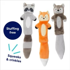 Frisco Forest Friends Stuffing-Free Skinny Plush Squeaky Dog Toy -Frisco Shop 286571 PT2. AC SS1800 V1695760988