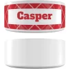 Frisco Personalized Plaid Ceramic Dog Bowl