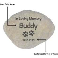 Frisco "In Loving Memory" Personalized Dog & Cat Memorial Garden Stone -Frisco Shop 287026 PT3. AC SS1800 V1645639616