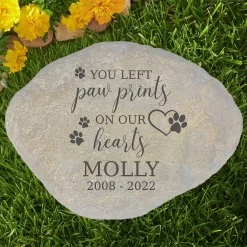 Frisco "Paws On Our Hearts" Personalized Dog & Cat Memorial Garden Stone 7 Frisco "Paws On Our Hearts" Personalized Dog & Cat Memorial Garden Stone -Frisco Shop 287035 PT2. AC SS1800 V1645642882