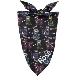 Frisco Dia De Los Muertos Personalized Dog & Cat Bandana