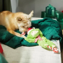 Frisco Holiday Monkey Plush With Rope Squeaky Dog Toy -Frisco Shop 287115 PT3. AC SS1800 V1632774182
