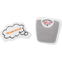 Frisco Scale & Message Bubble Plush Cat Toy With Catnip, 2 Count